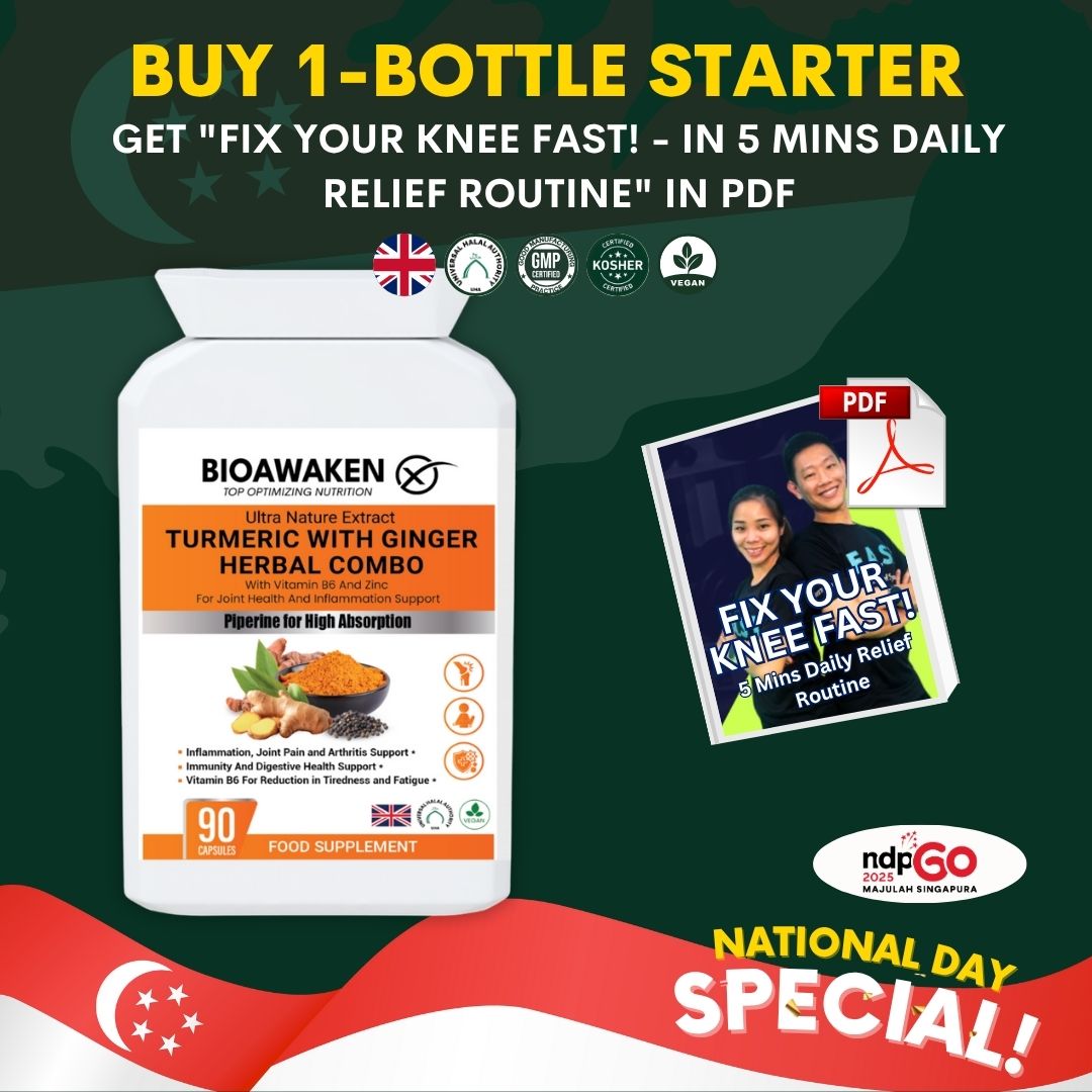 SG60 Celebration- BioAwaken Turmeric with Ginger Herbal Combo