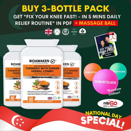 SG60 Celebration- BioAwaken Turmeric with Ginger Herbal Combo