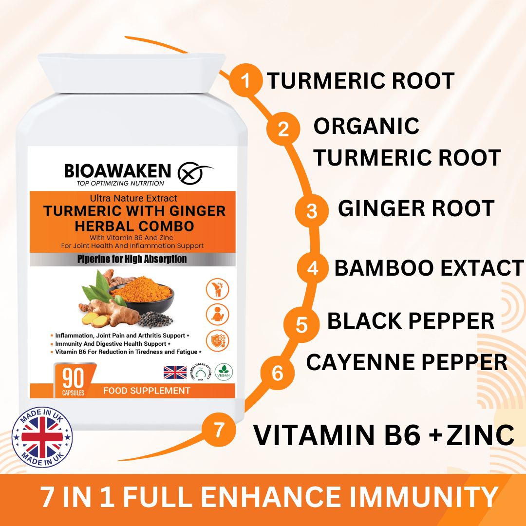 BioAwaken Turmeric with Ginger Herbal Combo