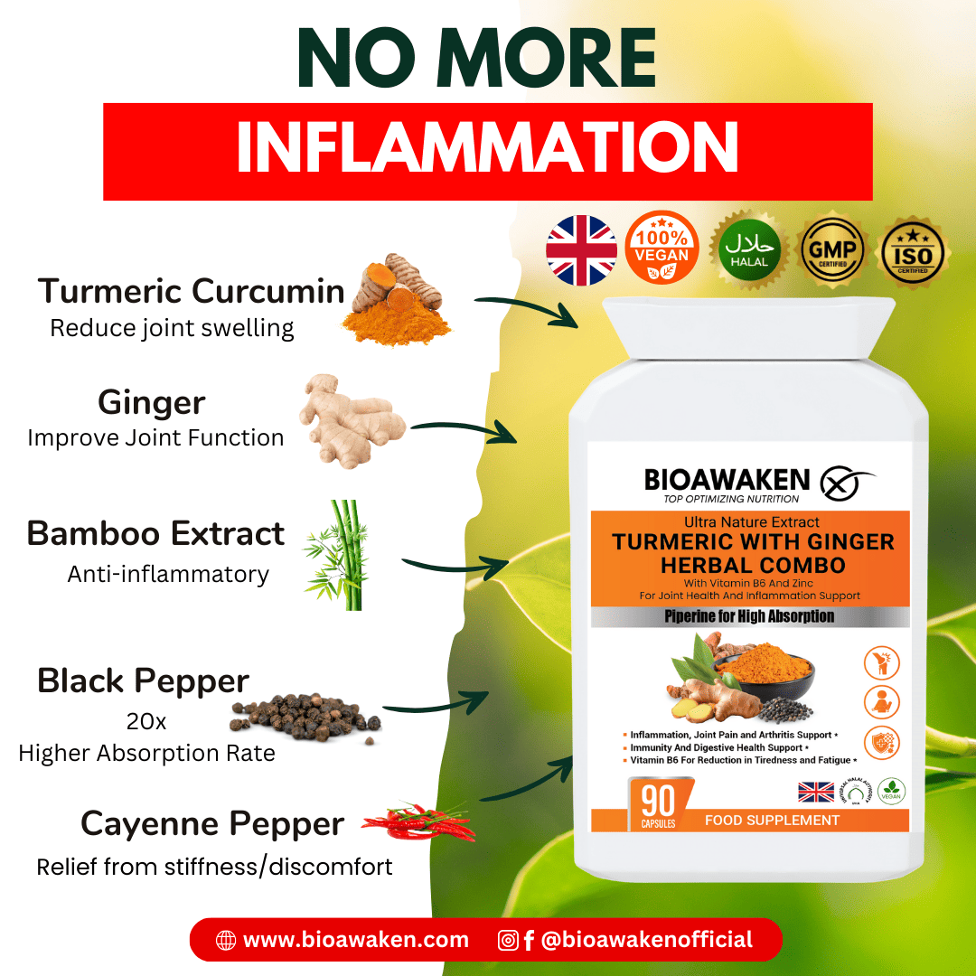 BioAwaken Turmeric with Ginger Herbal Combo