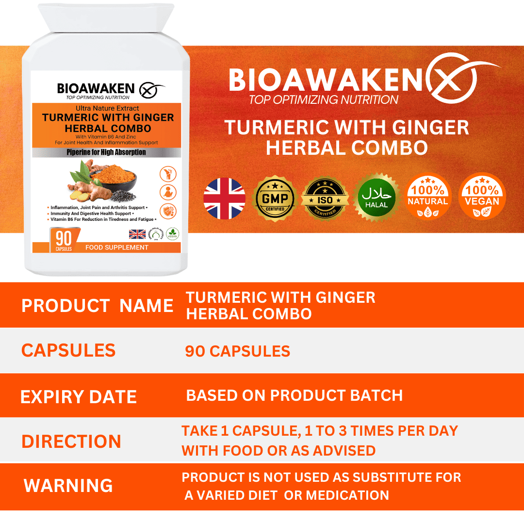 BioAwaken Turmeric with Ginger Herbal Combo